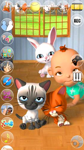 Talking 3 Friends Cats & Bunny應用截圖第3張