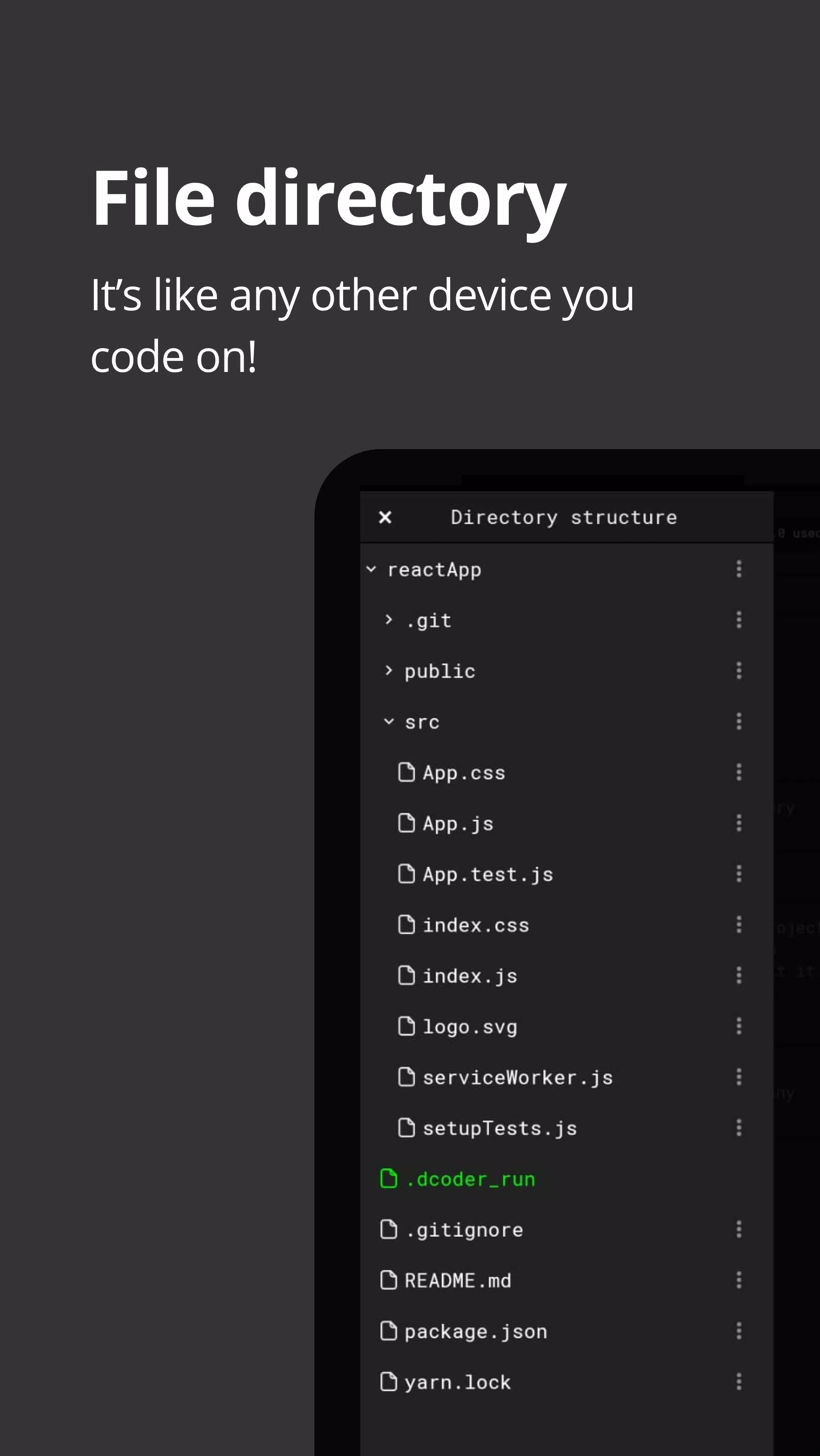 Dcoder, Compiler IDE :Code & P Schermafbeelding 1