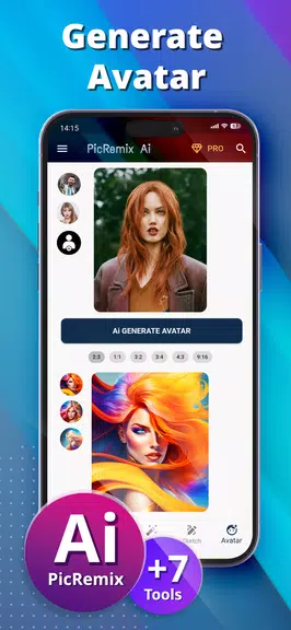 PicRemix AI Art & Avatars Schermafbeelding 0