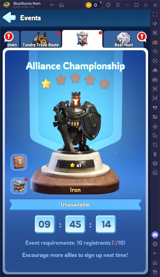 Alliance Championship Battle Map