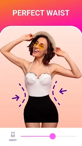 FitPix - 画像 編集、顔加工そして体型 加工 スクリーンショット 1