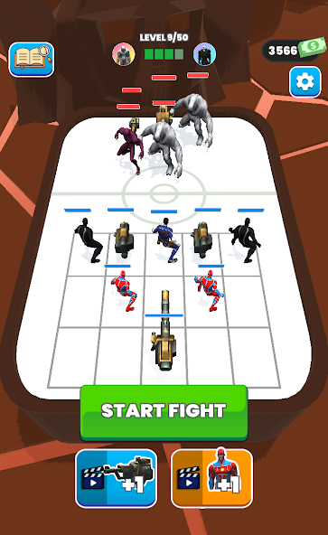 Merge Master Superhero Battle Mod Captura de tela 0