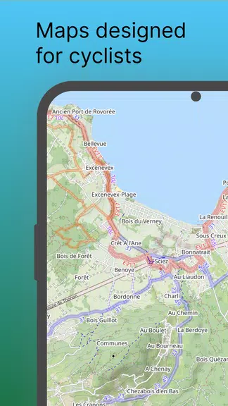 World Bike Map: GPS Navigation スクリーンショット 1