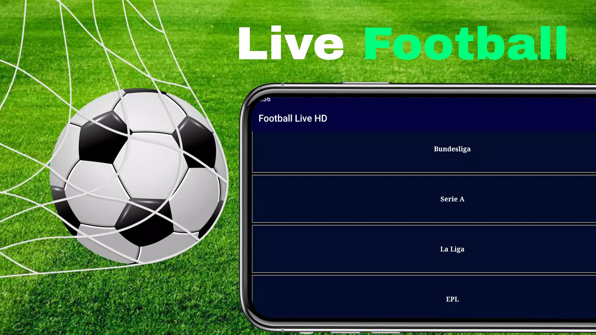 Football Live TV HD Скриншот 0