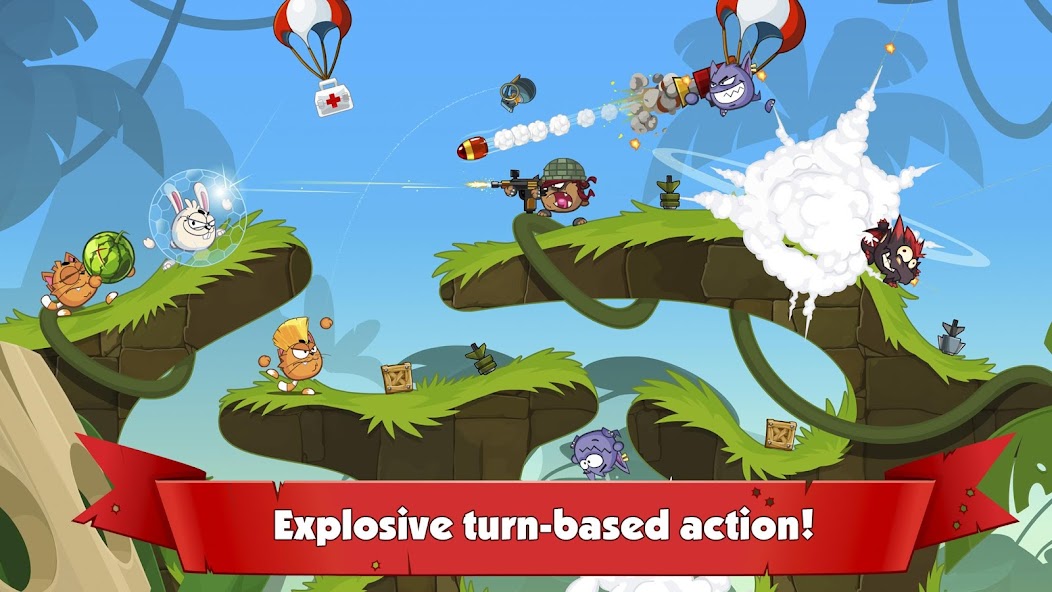 Wormix: PvP Tactical Shooter Mod應用截圖第0張