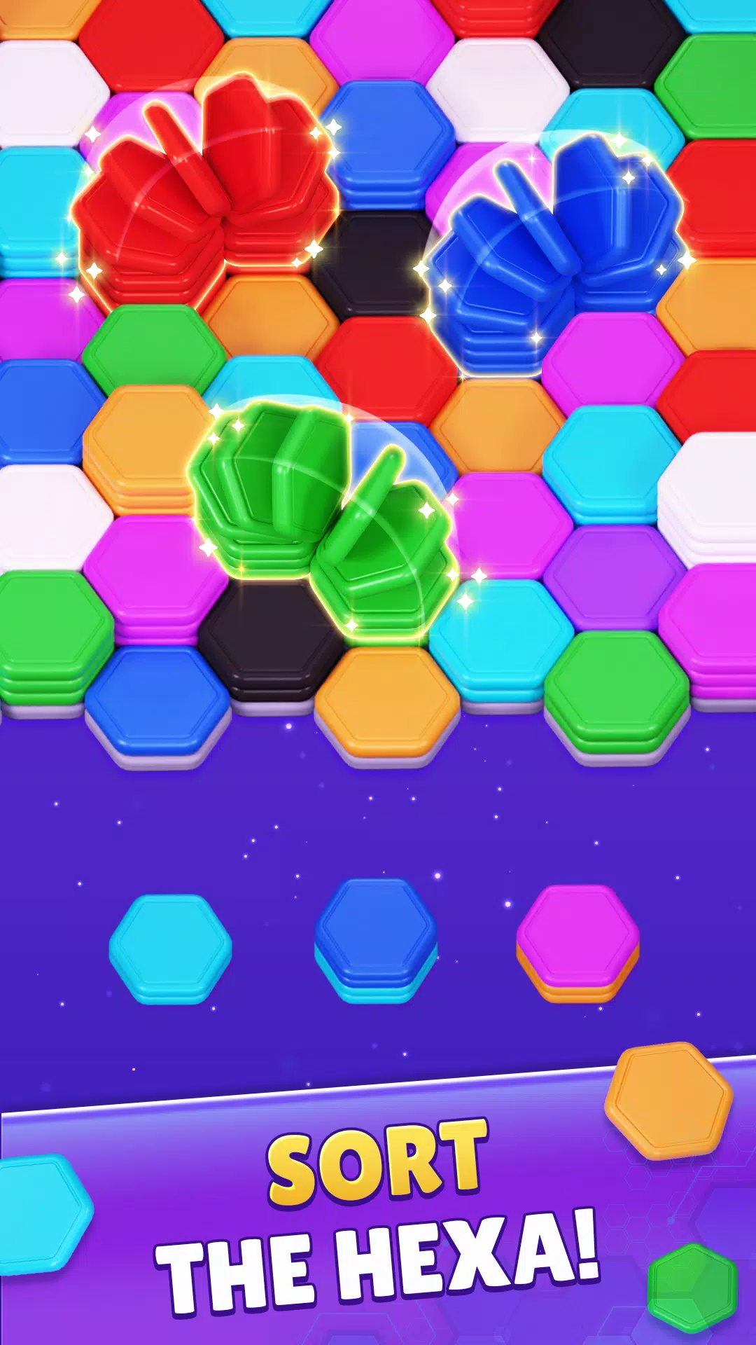 Color Hexa Sort Puzzle Game Ekran Görüntüsü 1
