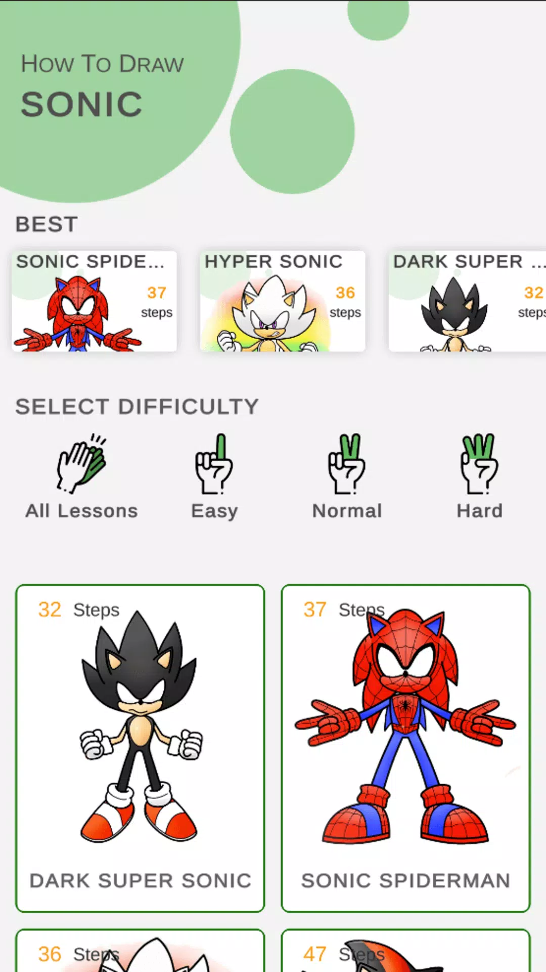 How to draw sonik characters Скриншот 0