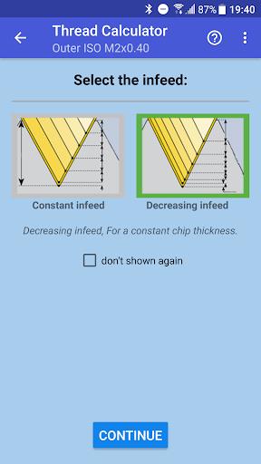 Thread calculator স্ক্রিনশট 2