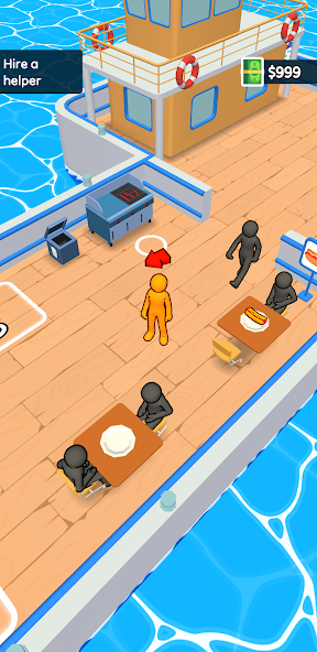 Boat Venture: Idle Manager Mod Captura de pantalla 0