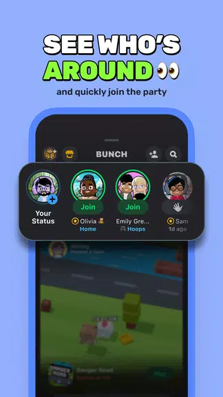 Bunch: HouseParty with Games 스크린샷 1