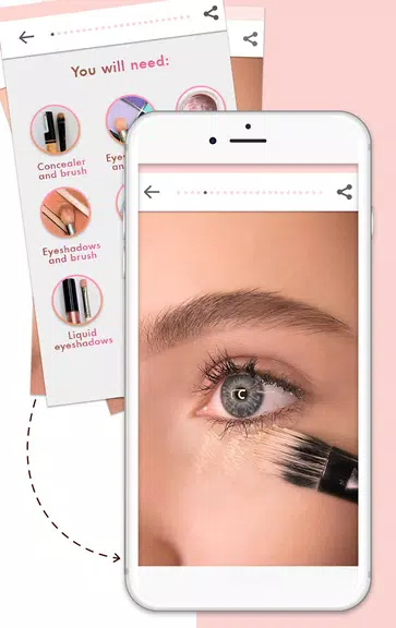 Makeup Tutorial step by step Ảnh chụp màn hình 1
