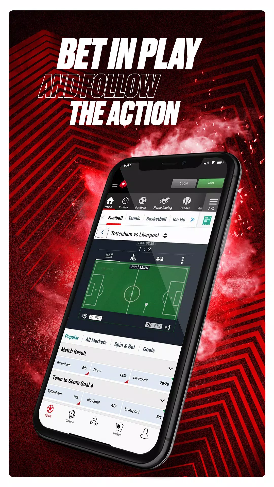 PokerStars Sports Betting EU Tangkapan skrin 3