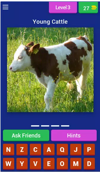 Animal Name: Male, Female, & Young (Animal Game) Captura de pantalla 2