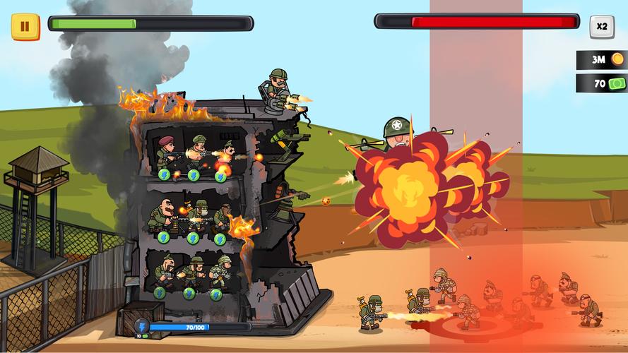 World War Army Defense: TD WW2 スクリーンショット 0