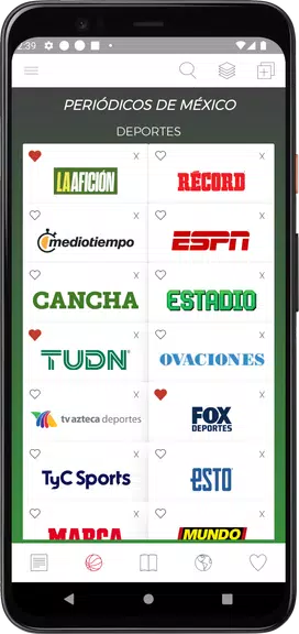 Mexican Newspapers Schermafbeelding 1