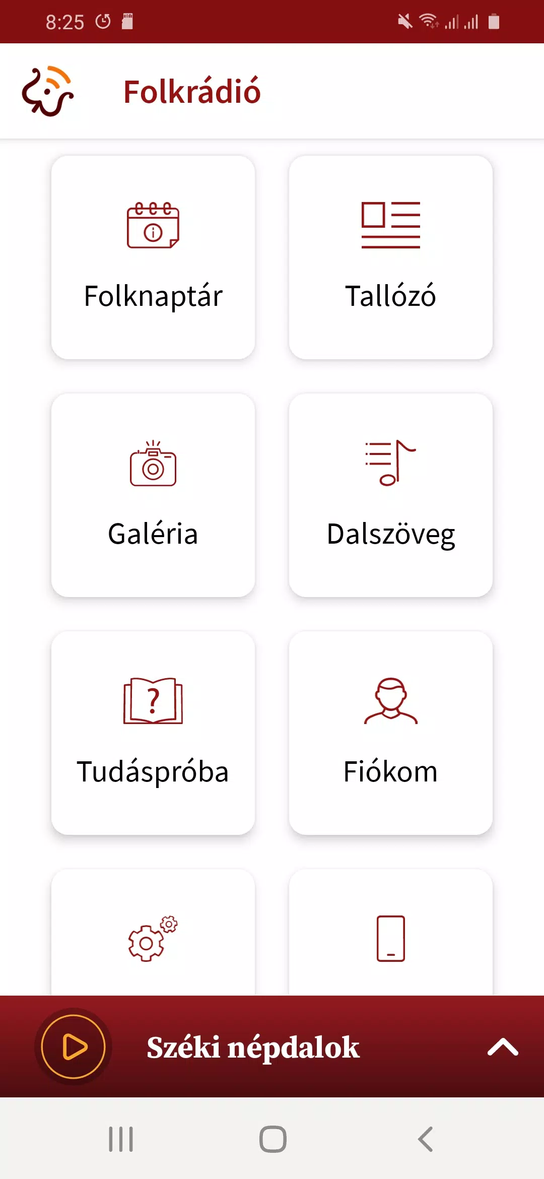 Folkrádió 스크린샷 0
