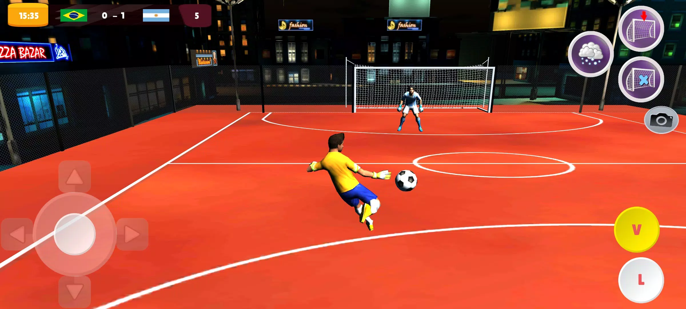 Goalie Wars Football Street Capture d'écran 1