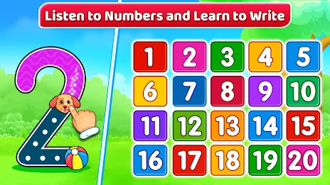 123 Numbers - Count & Tracing Tangkapan skrin 0