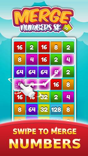 2048 Number Merge Games Puzzle ภาพหน้าจอ 1
