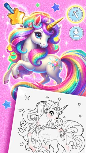 Princess Game Fantasy Coloring應用截圖第1張