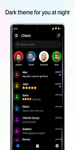 Messenger: Text Messages, SMS應用截圖第2張