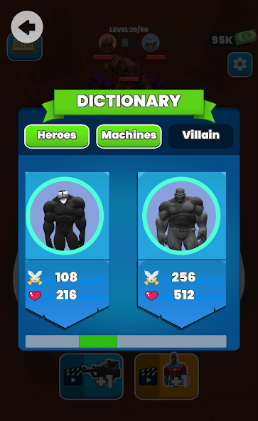 Merge Master Superhero Battle Mod Captura de tela 3