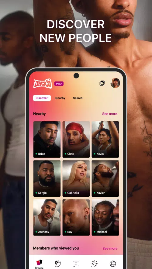 Jack’d - ゲイ向けのチャットとデート スクリーンショット 2