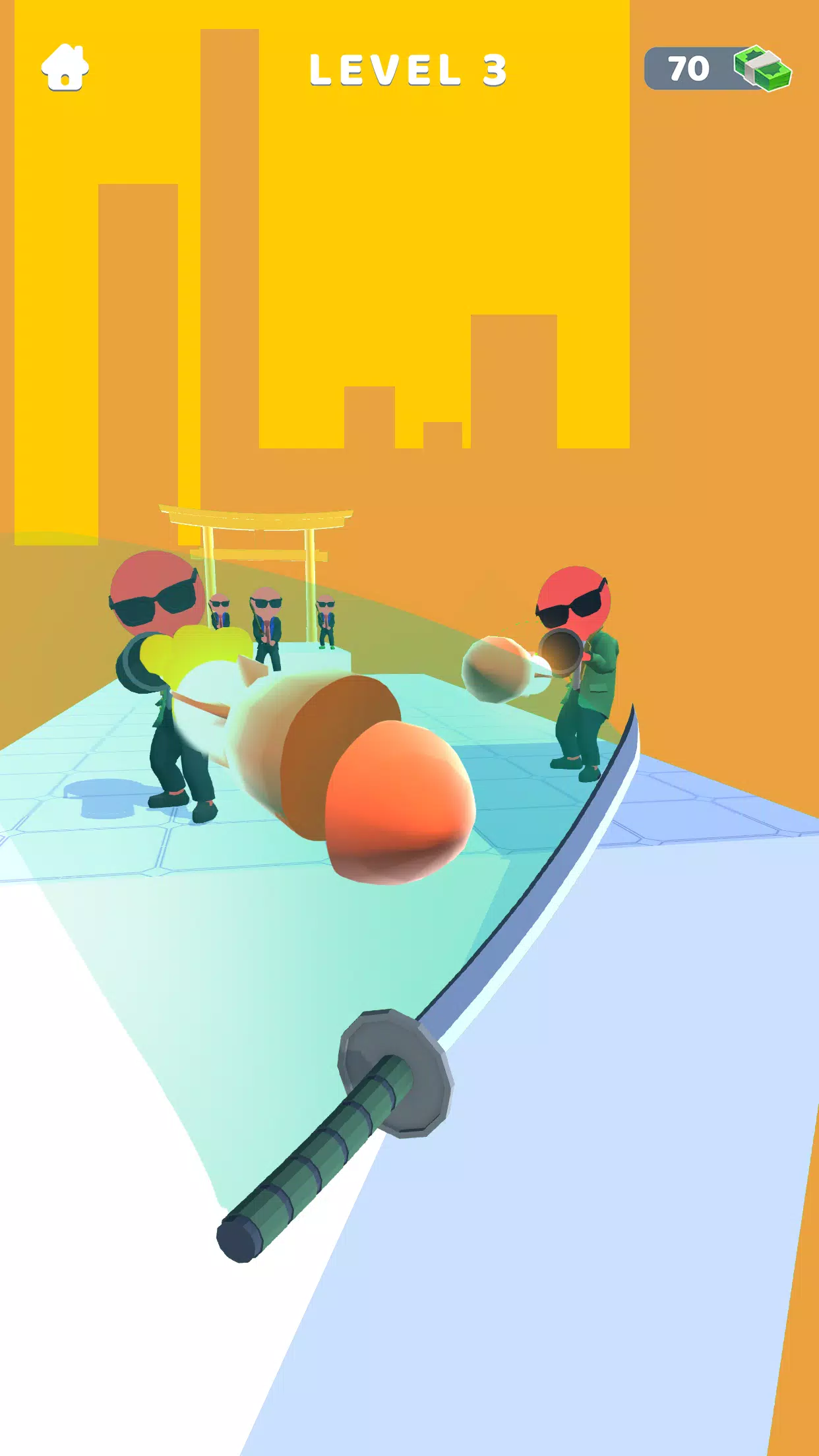 Sword Play! Ninja Slice Runner Tangkapan skrin 2