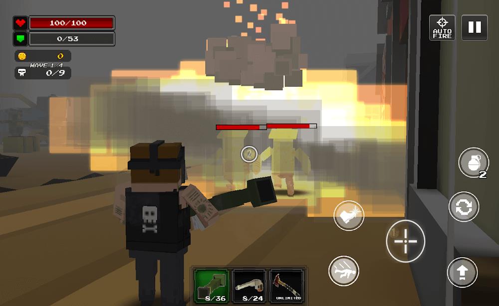 Pixel Z Hunter2 3D Captura de pantalla 3