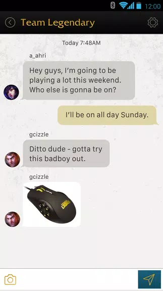 League Chat Captura de pantalla 3