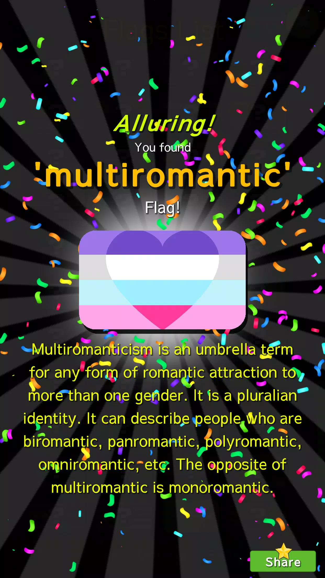 Schermata LGBTQ Flags Merge 2