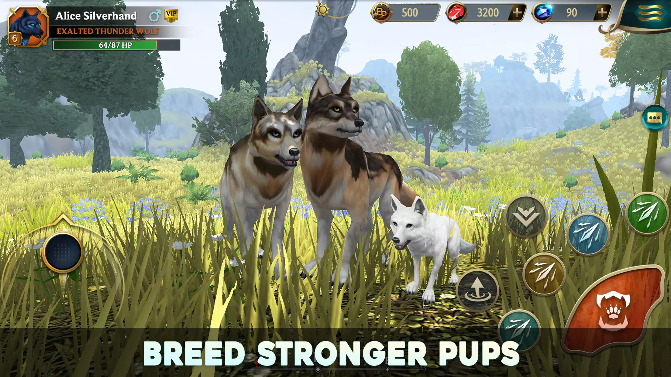 Wolf Tales - Wild Animal Sim Captura de pantalla 0