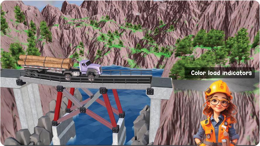 Bridge Constructor Captura de tela 0