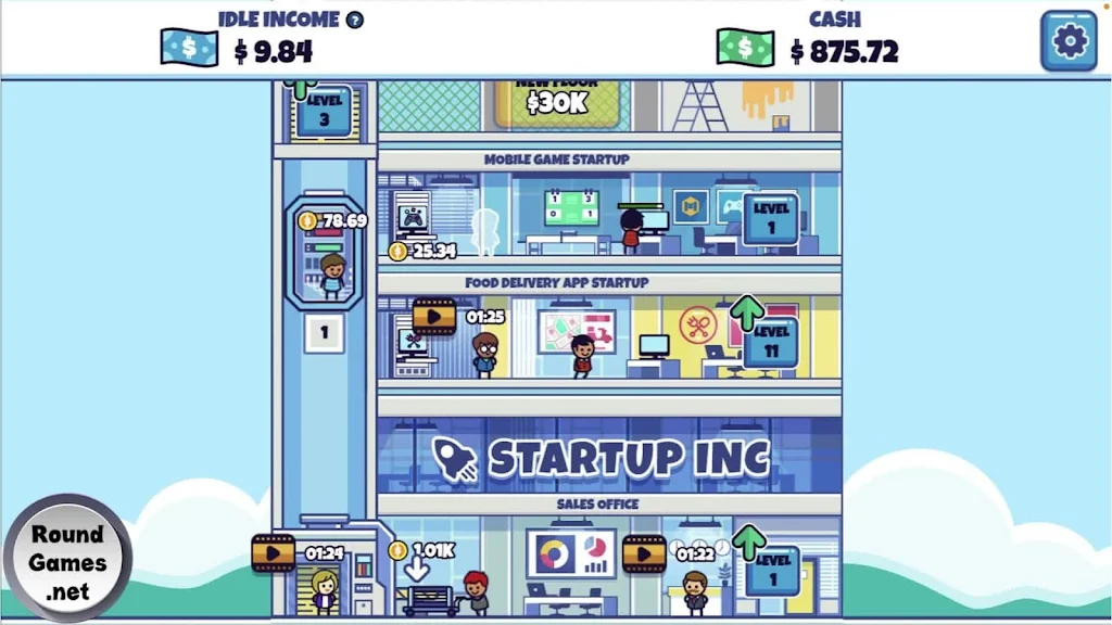 Idle Startup Tycoon應用截圖第3張