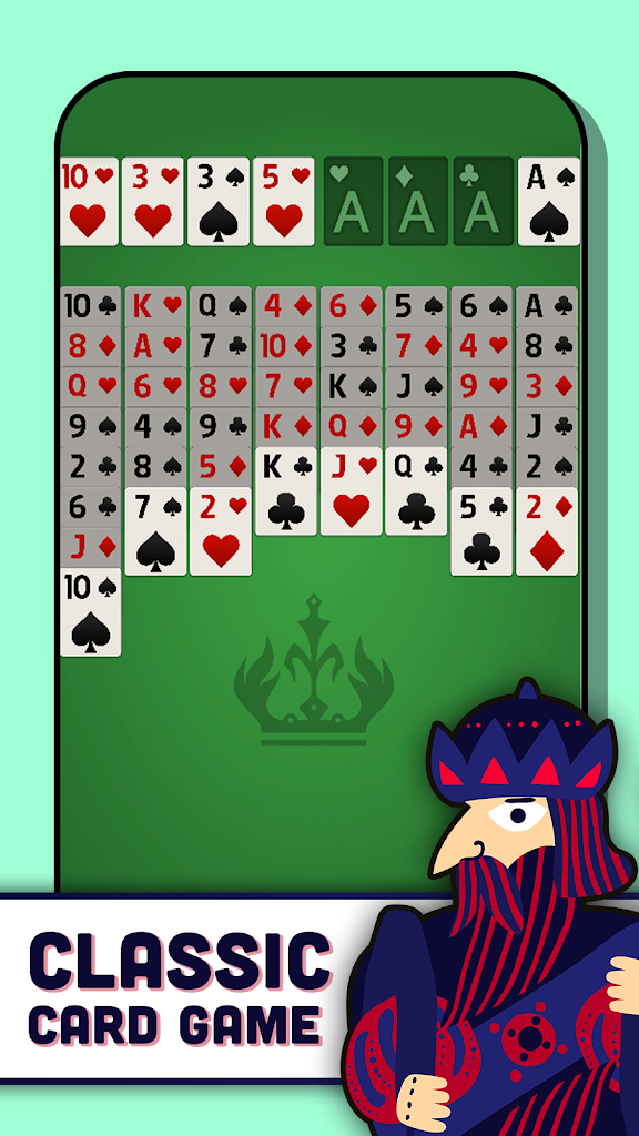 FreeCell Solitaire - Card Schermafbeelding 1