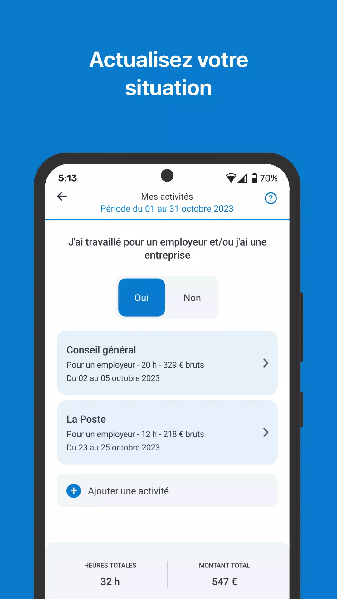 Mon Espace Zrzut ekranu 1