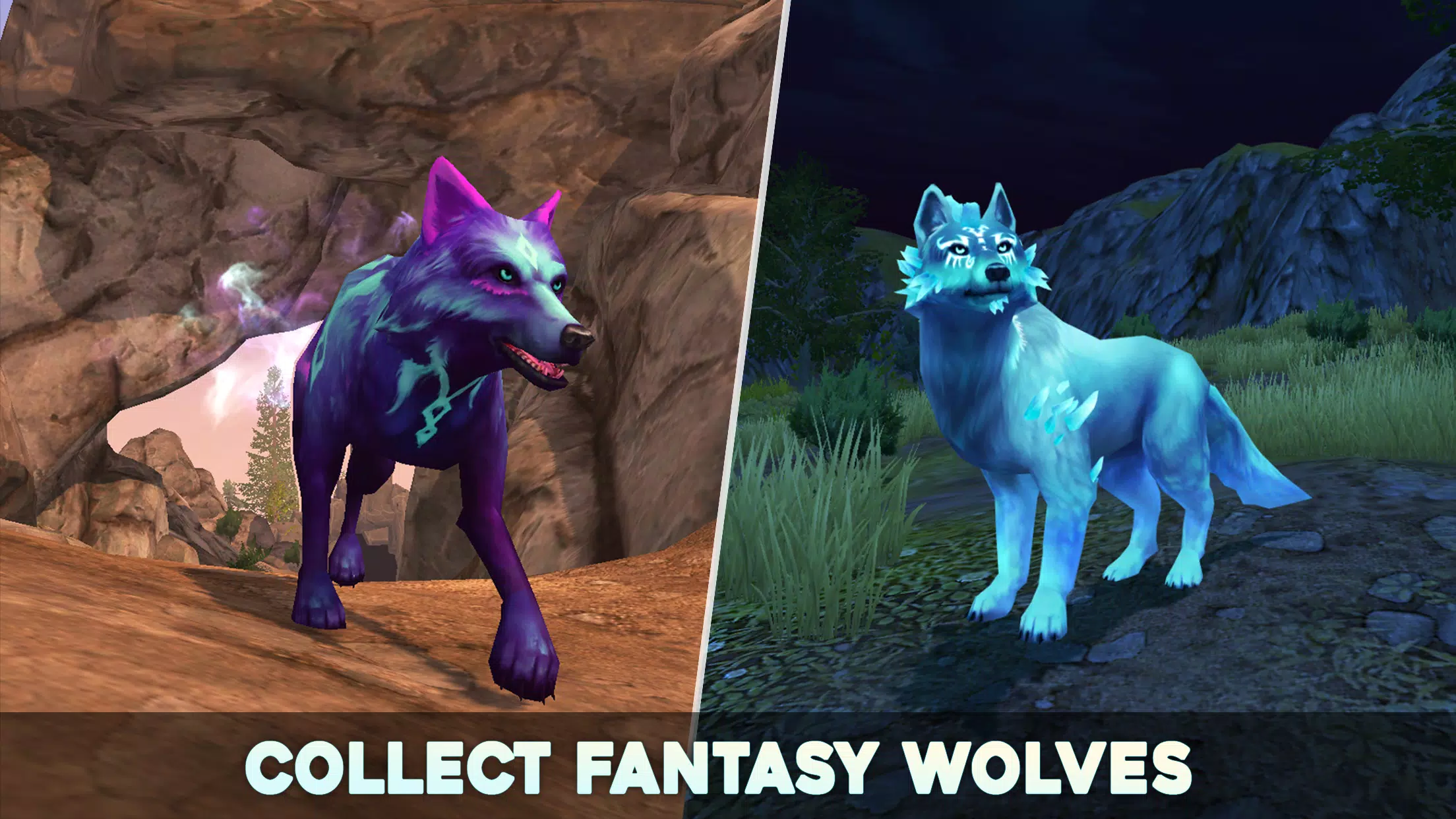 Wolf Tales - Wild Animal Sim Captura de pantalla 2