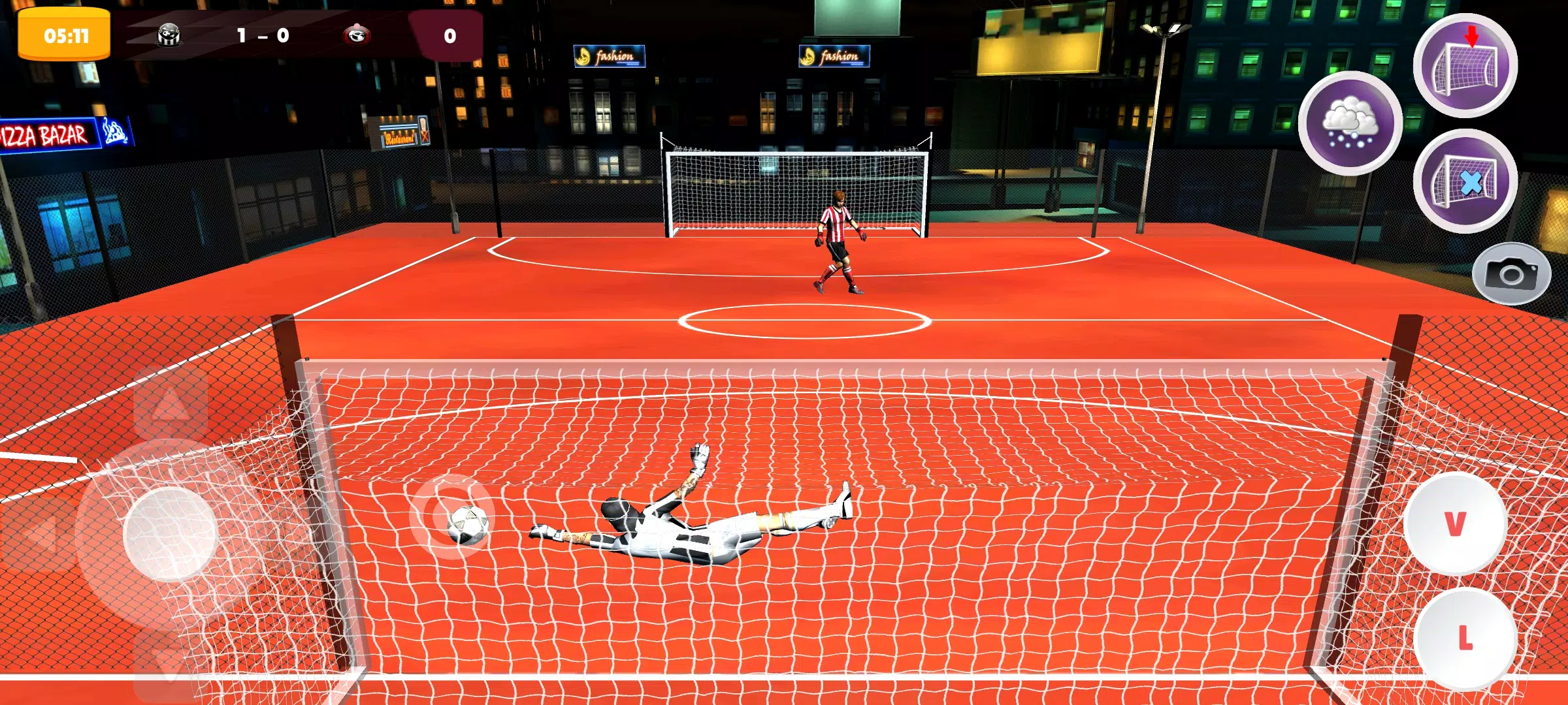 Goalie Wars Football Street Capture d'écran 0