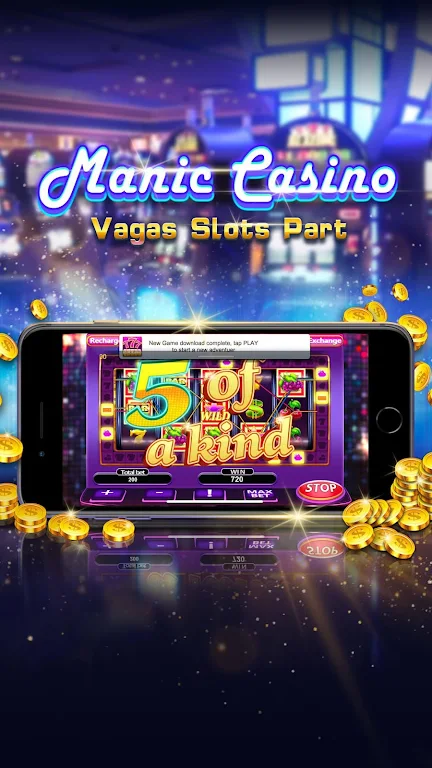 Manic Casino - Vegas Slots Party Schermafbeelding 0