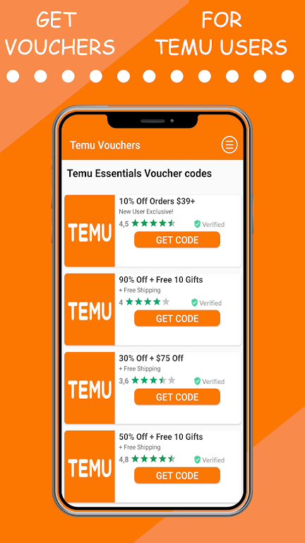 Temu Vouchers應用截圖第1張