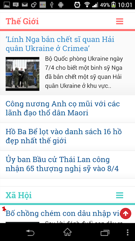 XaLuan Doc Bao Moi Tin Tuc 24h Captura de tela 3