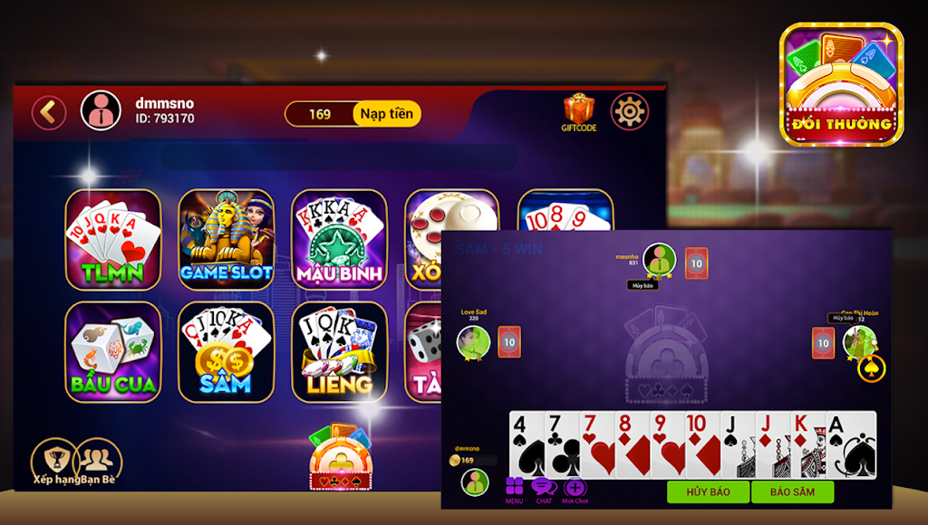 BemClub game danh bai doi thuong スクリーンショット 0