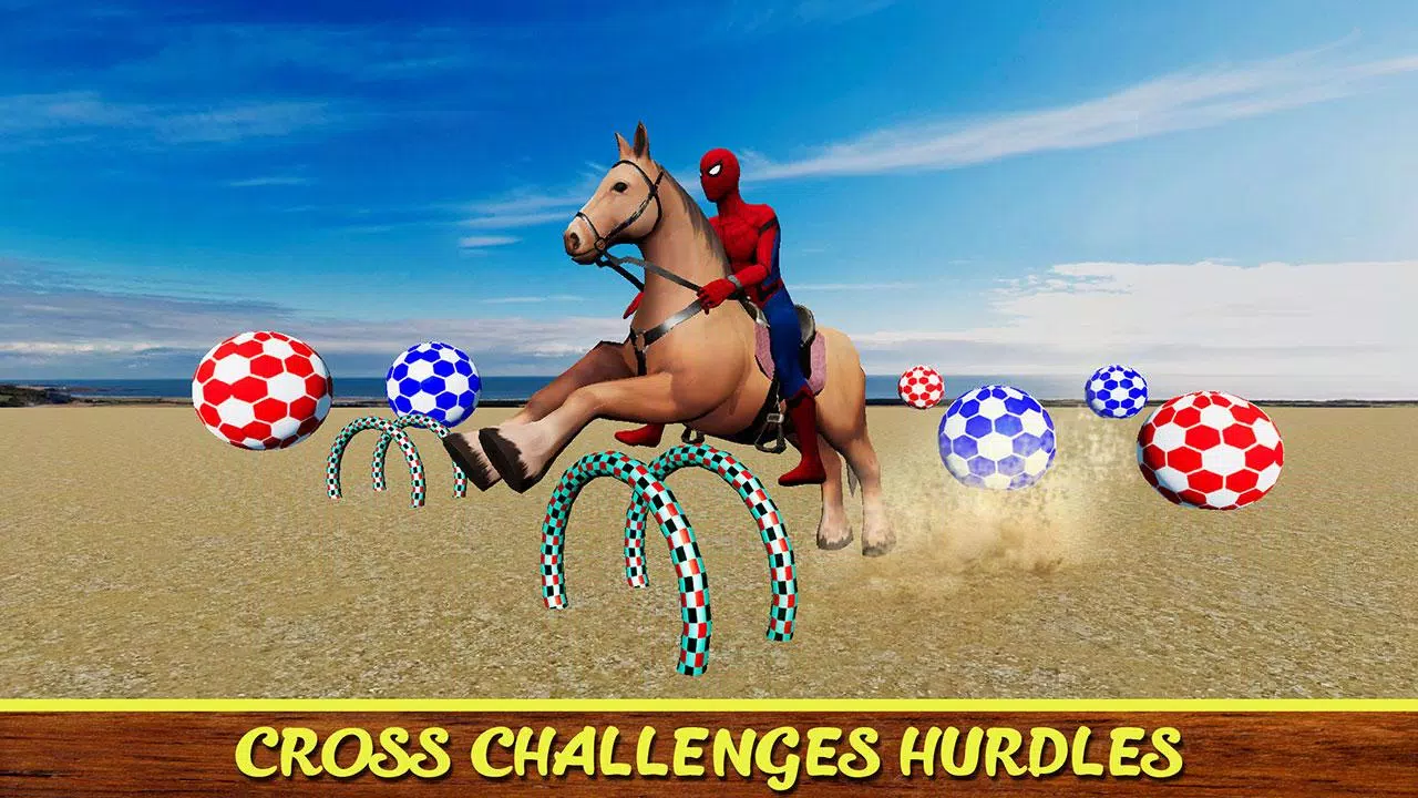 Diligent SuperHeroes Horse Riding 3d應用截圖第1張
