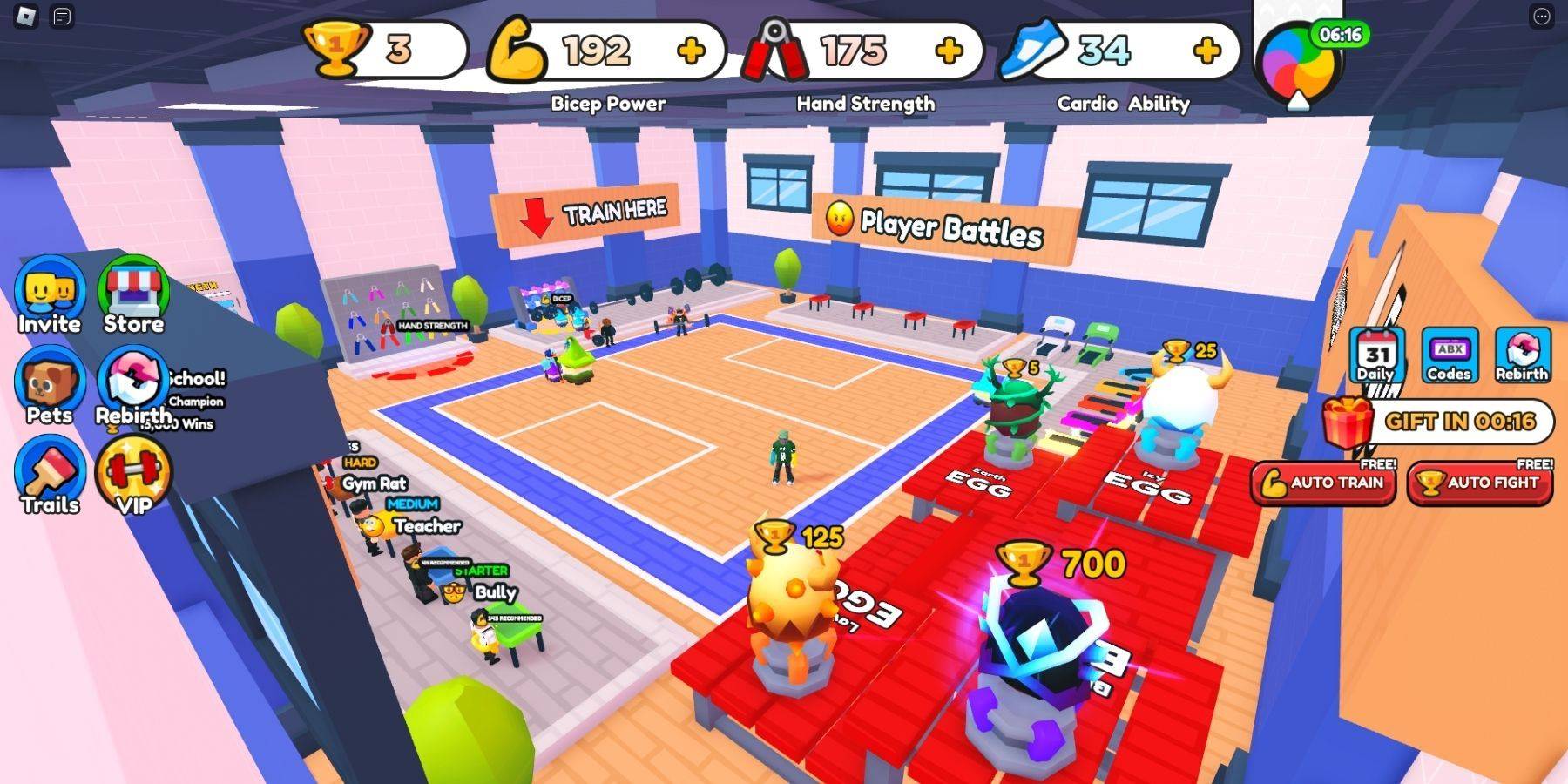 Finding Codes in Arm Wrestle Simulator