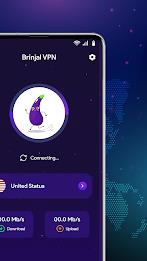 Brinjal VPN - Proxy & Secure স্ক্রিনশট 1