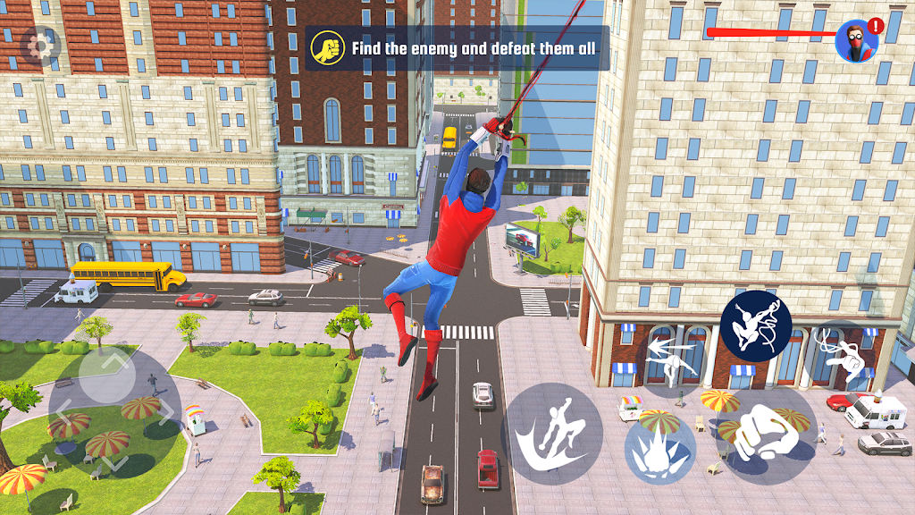 Spider Fighting: Hero Game Tangkapan skrin 2
