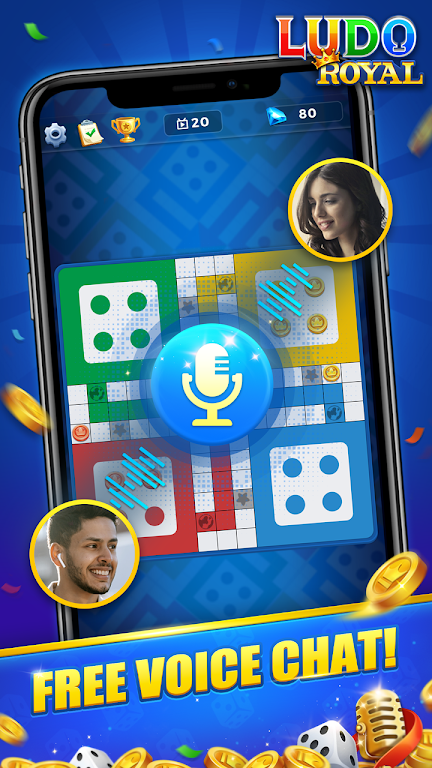 Ludo Royal - Happy Voice Chat ภาพหน้าจอ 0