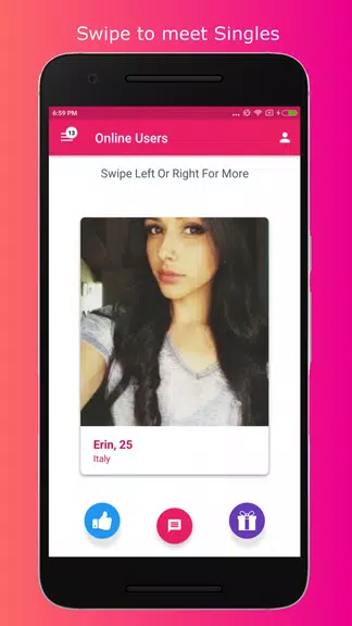 Stranger Chat And Date - Online Random Chat Rooms Скриншот 1
