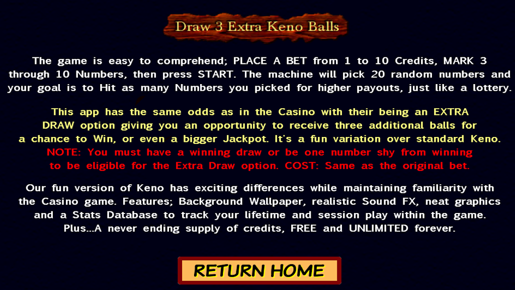 Draw 3 Extra Keno Balls應用截圖第3張