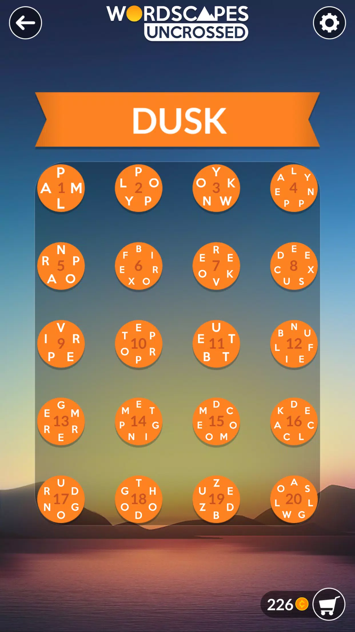Wordscapes Uncrossed Captura de tela 1